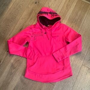 UNDER ARMOUR | pink hoodie, size XS